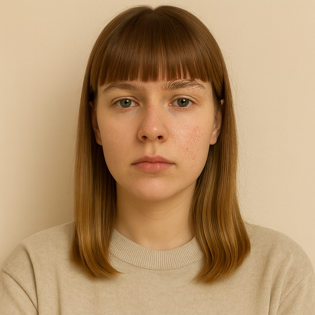 Portrait with softened lighting